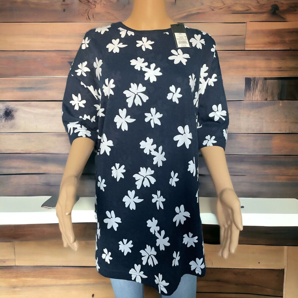 Original Use Blue Floral Tee Shirt Women's Size / 3XL